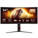 Aoc CU34G4 - AOC Gaming CU34G4 - Monitor LED - gaming - curvado - 34'' - 3440 x 1440 UWQHD @ 180 Hz - F