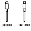 Apple MUQ93ZM/A - Cable Usb-C (M) A Lightning (M) Long 1M Ecopackaging (Sin Plasticos) - Tipo Conector Exter