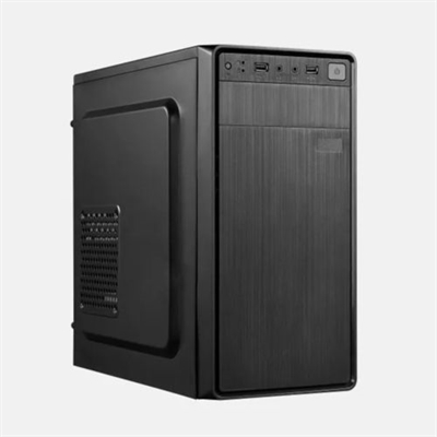 Approx APPC-301F La caja de color negro para PC ATX/Micro-ATX APPC-301F combina un formato elegante y muy compacto con grandes prestaciones: un conector USB 3.0 + un conector USB 2.0, es compatible con gráficas de hasta 34 cm de longitud y refrigeradores de hasta 15,5 cm de altura.Incluye FUENTE DE ALIMENTACIÓN 500W.-Tipo de placa base: Mini ITX, Micro ATX()-Material : 0.4mm SPCC-Ubicación del ventilador:  Frontal: 1*120mm (soportado)  Trasero: 1*80mm (incluido)-Unidades de Bahía:  Disco duro de 3,5” y SSD de 2,5”/3.5” HDD x 3, 2.5” SSD x2 y 5.25” CD-ROM x1-Ranuras de expansión: 4-E/S frontal:  USB: USB 2.0 + USB 3.0  Conector de audio Jack 3,5 mm  Conector para micrófono de 3,5 mm  Botón de encendido  Botón de reset-Longitud de la tarjeta gráfica: 340mm max.-Altura del disipador de la CPU: 155mm max.CARACTERISTICAS:-Color: Negro-Dimensiones del chasis (largo x ancho x alto): 340*170*350mm-Dimensiones del producto (largo x ancho x alto) : 370*170*350mm-Peso neto: 2.15KG-Tipo de placa base: Mini ITX, Micro ATX()-Material : 0.4mm SPCC-Ubicación del ventilador:  Frontal: 1*120mm (soportado)  Trasero: 1*80mm (incluido)-Unidades de Bahía:  Disco duro de 3,5” y SSD de 2,5”/3.5” HDD x 3, 2.5” SSD x2 y 5.25” CD-ROM x1-Ranuras de expansión: 4-E/S frontal:  USB: USB 2.0 + USB 3.0  Conector de audio Jack 3,5 mm  Conector para micrófono de 3,5 mm  Botón de encendido  Botón de reset-Longitud de la tarjeta gráfica: 340mm max.-Altura del disipador de la CPU: 155mm max.-Incluye FUENTE DE ALIMENTACIÓN 500W.CONTENIDO DEL PAQUETE  Caja PC  Accesorios de montaje  Guía de usuarioGARANTÍA  3 años 