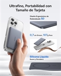 Baseus E0026702 - Diseñado para el futuro de la carga portátil. Baseus, un cargador magnético con un perfil 