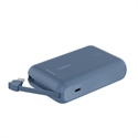 Belkin BPB021HQBL - Bateria Externa 10K Con Cable Azul - Altura: 2,3 Cm; Largura: 6,4 Cm; Longitud: 9,9 Cm; Pe