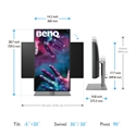 Benq 9H.LJXLA.TBE - Pd2725u - Longitud Diagonal (Pulgadas): 27 ''; Relación De Aspecto: 16:9; Pantalla Táctil: