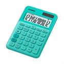 Casio MS-20UC-GN - Calculadora De Sobremesa De 12 Digitos. Solar Y A Pilas. Calculo De Porcentaje Profesional