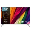 Cecotec 03619 - TV LED A4 series ALH40032 Televisión LED de 32'' con resolución HD, sistema operativo Goog