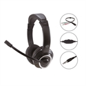 Conceptronic POLONA02BA - Stereo 3.5Mm Headset Incl. Splitter Cable - Tipología: Auriculares Con Cable; Micrófono In