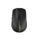 Coolbox COO-MOU-W01-B - Coolbox Raton Inalambrico Gaming W01 Negro Ratón Inalámbrico Gaming Con Iluminación Rainbo