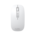 Coolbox COO-MOU-W02-W - Coolbox Raton Inalambrico Ia W02 Blanco Ratón Inalámbrico Con Botón Ia Copilot (1600 Dpi).