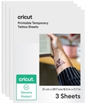 Cricut 2012791 - CRICUT PRINTABLE TATTOO PAPER A4 (3) TRANSPARENT