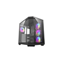 Darkflash DC-DQX80-B-ES1 - TORRE DARKFLASH DQX80 NEGRA ATX 3 PANELES DE CRISTAL  4 FANS ARGB PWM