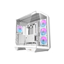 Darkflash DC-DY470-W-ES1 - TORRE DARKFLASH DY470 BLANCA ATX DOBLE CAMARA PANELES DE CRISTAL 4 FANS ARGB PWM