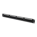 Digitus-By-Assmann DN-91624U - Cat 6, Class E Patch Panel, Unshielded 24-Port Rj45, 8P8c, Lsa, 1U, Rack Mount, Color Blac