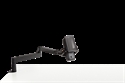 Elgato 10AAW9901 - Elgato Wave Mic Arm LP – brazo articulado giratorio de perfil bajo, ranuras ocultas para c