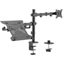 Ewent EW1519 - EWENT SOPORTE DE MONITOR HASTA 34” CARGA MÁXIMA 9KG. CON SOPORTE PARA PORTÁTIL.