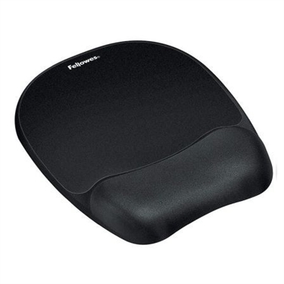 Fellowes 9176501 Alfombrilla Para Raton Fellowes Con Reposamu Ecas De Espuma Memory Foam Negro 230X196x20 Mm - Reposamanos: Sí; Color: Negro; Material: Espuma; Unidad Por Paquete: 1 Nr; Anchura: 201,6 Mm; Longitud: 235 Mm