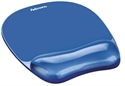 Fellowes 9114120 - - Reposamuñecas de gel transparente para dar un toque de color a su espacio de trabajo- Re