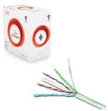 Gembird FPC-6004-SO - Cable de instalación LAN FTP blindado con alambres sólidos Alta calidad de conductores de 