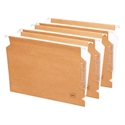 Gio 400021940 - Carpeta Colgante Tama?O Folio Fabricada En Kraft Bicolor De 240 G Su Visor Es Lateral Y El