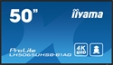 Iiyama LH5065UHSB-B1AG - MONITOR IIYAMA 50'' , UHD VA PANEL, HAZE 25%, 800CD/M, HORIZ Y VERT, SIGNAL FAILOVER, MM 2