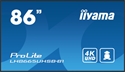 Iiyama LH8665UHSB-B1 - iiyama ProLite LH8665UHSB-B1 - 86'' Clase diagonal pantalla LCD con retroiluminación LED -