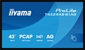 Iiyama T4329AS-B1AG - iiyama ProLite T4329AS-B1AG - 43'' Clase diagonal (42.5'' visible) pantalla LCD con retroi