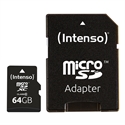 Intenso 3413490 - 64Gb Microsd Class 10 + Adp - Tipología: Micro Sd Xc; Capacidad: 64 Gb; Velocidad De Lectu