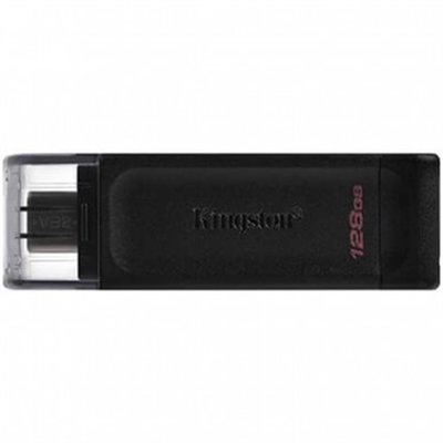 Kingston DT70/128GB Unidad Flash USB-C de mejor relación calidad-precioDataTraveler 70 de Kingston es una pequeña y ligera unidad Flash USB-C que alcanza velocidades de USB 3.2 Gen 1. Ha sido diseñada para dispositivos compatibles con USB-C, como notebooks, portátiles, tabletas y teléfonos inteligentes. Con capacidades de hasta 128 GB, DataTraveler70 le permitirá ampliar el almacenamiento para el uso cotidiano. Además, está respaldada por una garantía de 5 años y asistencia técnica gratuita.