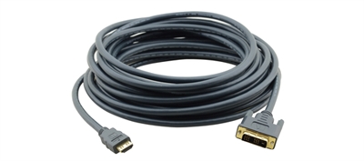 Kramer 97-0201010 Kramer Electronics C-HM/DM-10. Longitud de cable: 3,04 m, Conector 1: HDMI, Conector 2: DVI-D