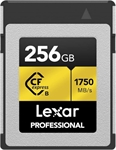 Lexar LCXEXD4256G-RNENG - Lexar Tarjeta CFexpress 256 GB Profesional Serie Gold, Tarjeta CF Tipo B, hasta 1750 MB/s 