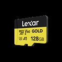 Lexar LMSGOLD128G-BNNNG - Lexar Professional GOLD. Capacidad: 128 GB, Tipo de tarjeta flash: MicroSDXC, Tipo de memo