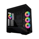 Lian G99.V100RX.00 - LIAN LI V100 BLACK ATX - 4 VENT. ARGB PREMIUM 4x ARGB  CPU 180MM  VGA 415MM  AIRFLOW PRO