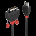Lindy 36270 - 0 5M Hdmi To Dvi Cable Black Line - Tipología: Hdmi-Dvi; Longitud: 1 Mt; Tipologia Conecto