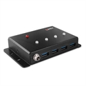 Lindy 43374 - 4 Port Usb 3.0 Metal Hub - Número Puertos Usb: 4; Standard Usb: Usb 3.2 Gen 1 Superspeed (