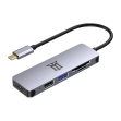 Maillon-Technologique MTHUB5 - Hub Tipo C 3.1 Hdmi 4K Aluminium Silver 5 In 1 - Número Puertos Usb: 2; Standard Usb: Usb 