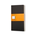 Moleskine QP316 - Libretas Con Cubierta De Cartulina Flexible Color Negro Encuadernacii¿½N Cosida Y Puntas R