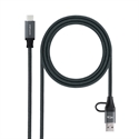 Nanocable 10.01.4112-COMB - Especificacion: Ideal Para Conectar O Cargar Dispositivos Con Conexion Usb-C O Usb-A Graci