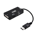 Nanocable 10.16.3301-BK - Nanocable Conversor Displayport A Vga / Hdmi 3 En 1 Dp 1.2/M-Vga/H-Hdmi/H 4K Negro 15 Cm. 