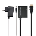 Nanocable 10.25.3502 - Nanocable Hdmi Duplicador V1.3 1X2 Con Alim. Y Pigtail 50 Cm. Tipo De Puerto De Video: Hdm