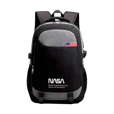 Nasa NASA-BAG02 Mochila Nasa Travel Negra - Idónea Para: Portátil De 15.6; Categoría: Mochila; Color Primario: Negro; Material: Tejido Tecnico; Ancho Bolsa: 30 Cm; Número Secciones: 2; Bandolera: No