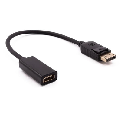 Nilox NXADAP02 Adaptador Dp - Dmi M/H - Tipo Conector Externo: Displayport; Formato Conector Externo: Macho; Tipo Conector Interno: Hdmi; Formato Conector Interno: Hembra; Nº De Unidades Por Paquete: 1; Color: Negro