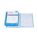 Pardo 845003 - Carpeta De Fundas Espiral Tamaño Folio Fabricada En Polipropileno Color Azul. Portada Pers