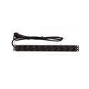 Pepegreen RAC-00012-PDU - PDU TIPO REGLETA PEPEGREEN CON 9 TOMAS Y CABLE 2M ALUMINIO NEGRO 9TOMAS SIN INTERRUPTOR 2M