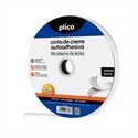 Plico 13316 - Rollo De 25M De Cinta De Cierre Autoadhesiva/Macho En Color Blanco