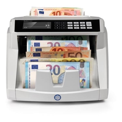 Safescan 112-0540 Contadora De Billetes 2465-S Totalizadora Carga Trasera Detecci N De Billetes Falsos En 7 Puntos - Detección Autenticidad Billetes: Sí; Display: Sí; Tamano Display: 0 ''; Material: Plástico