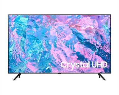 Samsung HG43CU700EUXEN Samsung Series 7 HG43CU700EUXEN. Diagonal de la pantalla: 109,2 cm (43), Resolución de la pantalla: 3840 x 2160 Pixeles, Tipo HD: 4K Ultra HD, Tecnología de visualización: LED, Forma de la pantalla: Plana. Smart TV. Relación de aspecto nativa: 16:9. Formato de señal digital: DVB-C, DVB-S2, DVB-T2. Wifi, Ethernet. Color del producto: Negro