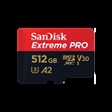 Sandisk SDSQXCD-512G-GN6MA - SanDisk Extreme Pro - Tarjeta de memoria flash (adaptador microSDXC a SD Incluido) - 512GB