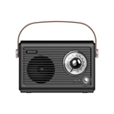 Savio RS-01 - RADIO PORTATIL SAVIO RS-01 BLACK-BROWN FM AUX BL 5.3 ESTILO RETRO