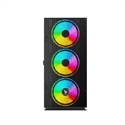 Savio SAVGC-RAPTORX1 - TORRE ARGB ATX SAVIO RAPTOR X1 USB 3.0 4 VENTILADORES CRISTAL TEMPLADO CONTROL POR VOZ