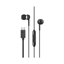 Sennheiser 800125 - AURICULARES EPOS SENNHEISER CX 80U NEGRO EARCANAL CABLE 1.2M USB-C MICROFONO MEMS
