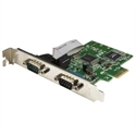 Startech PEX2S1050 - Startech Tarjeta Serie PCI Express de 2 Puertos DB9 RS232 con UART 16C1050 - Adaptador Int