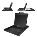 Startech RKCONS1901 - StarTech.com Consola KVM de Montaje en Rack de Servidores - Teclado QWERTY - KVM VGA de 1 